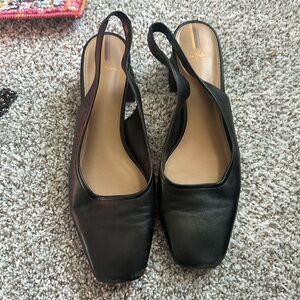 Sam Edelman Leather Sling Backs